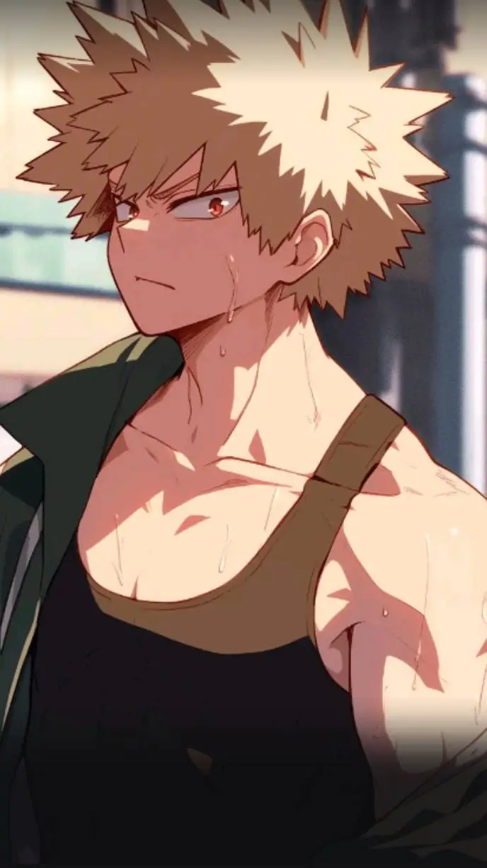 ai character: Katsuki Bakugou background