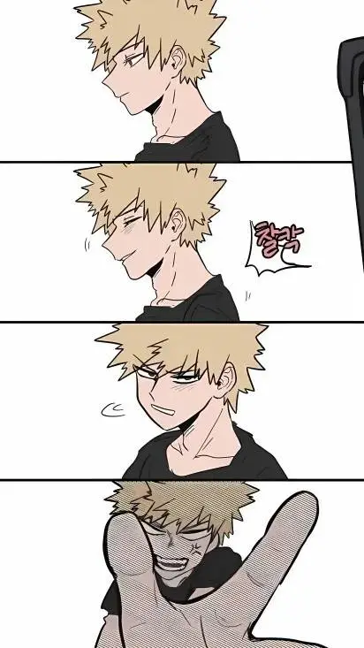 ai character: Bakugo Katsuki 💥💢 background