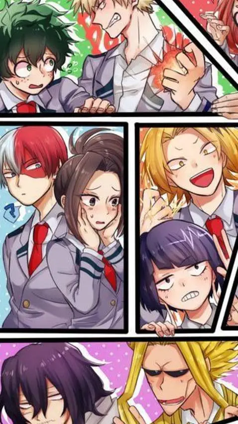 ai character: MHA casais background