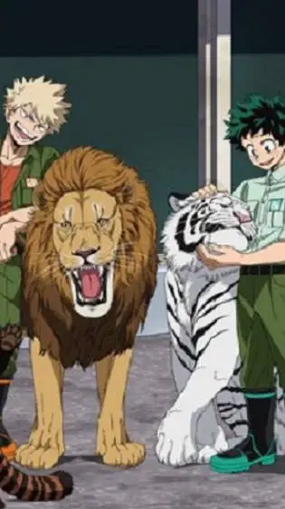 ai character: MHA animais background