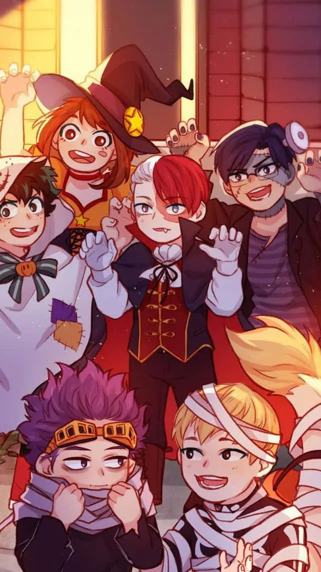 ai character: MHA doces ou nada🎃 background