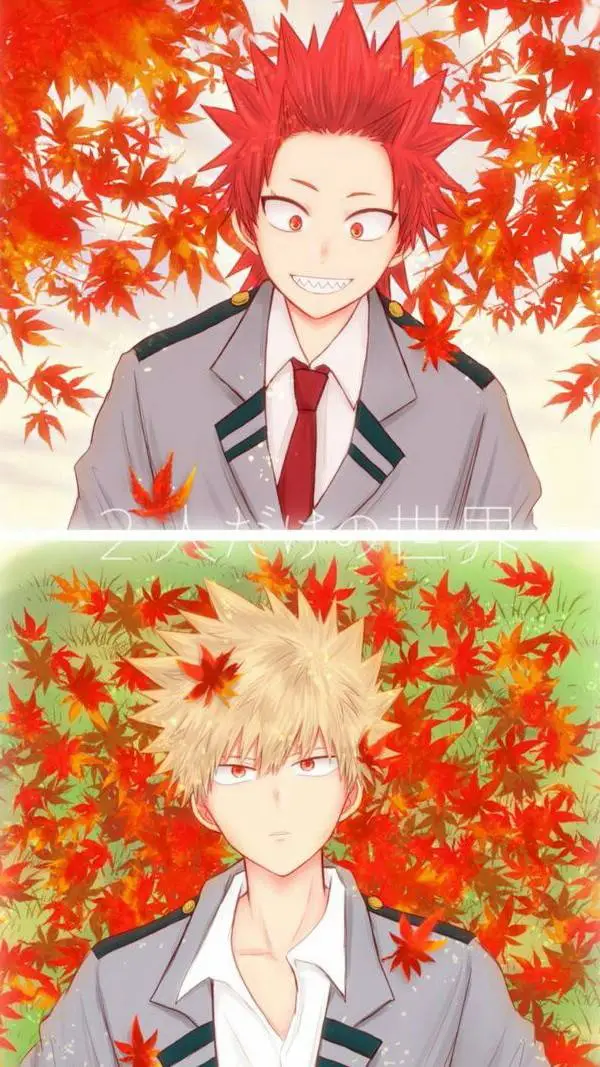 ai character: 🍂🍁MHA outono🍁🍂 background