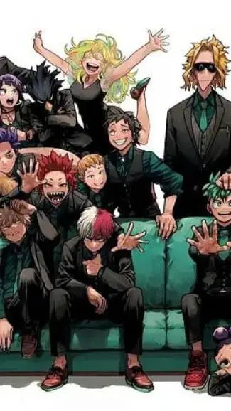 ai character: MHA alunos heróis background