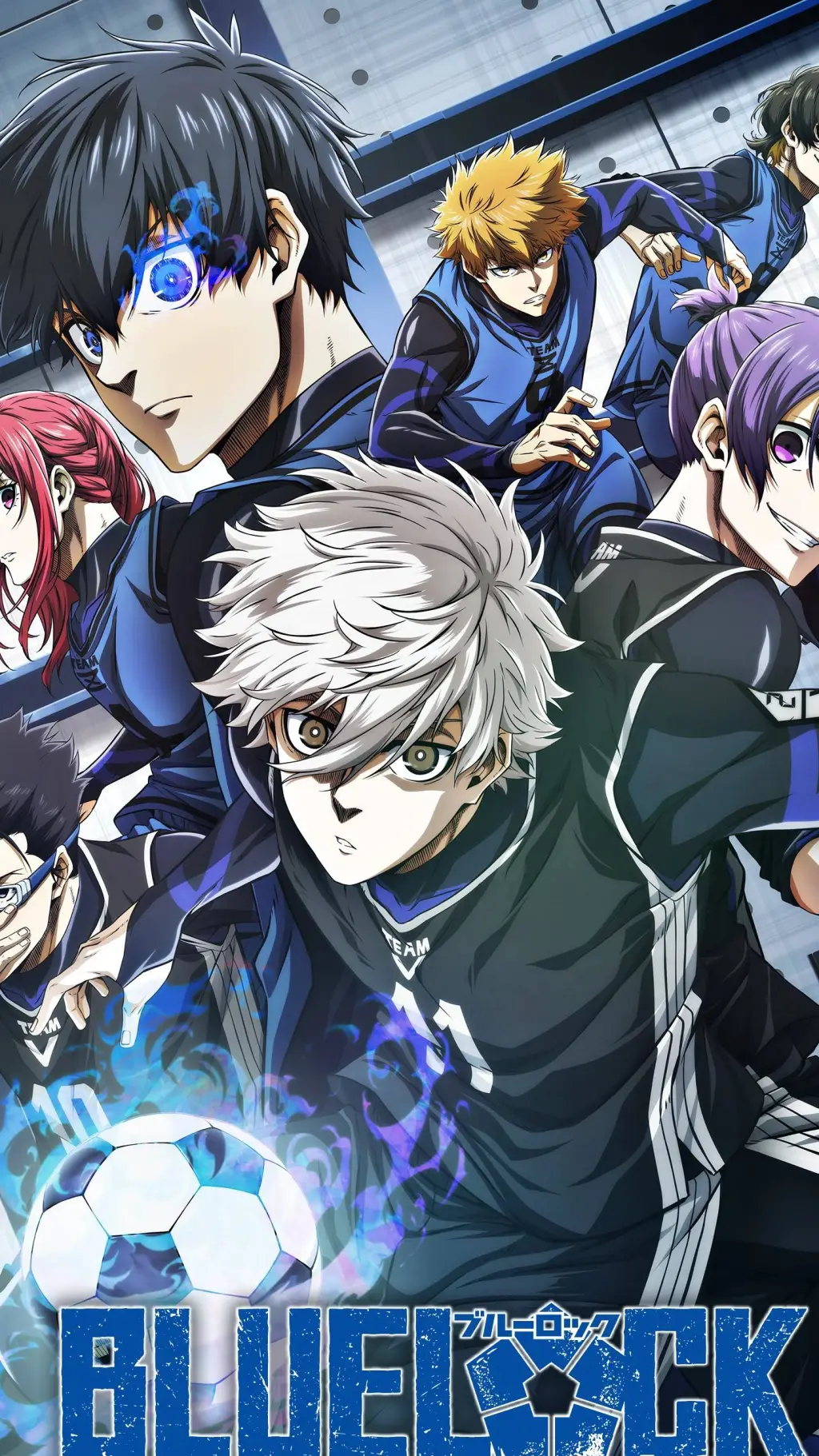 ai character: blue lock background