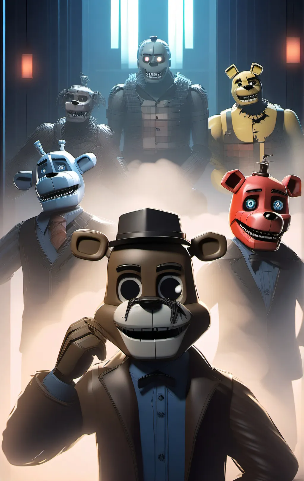 chat with ai character: Fnaf 1-6￼