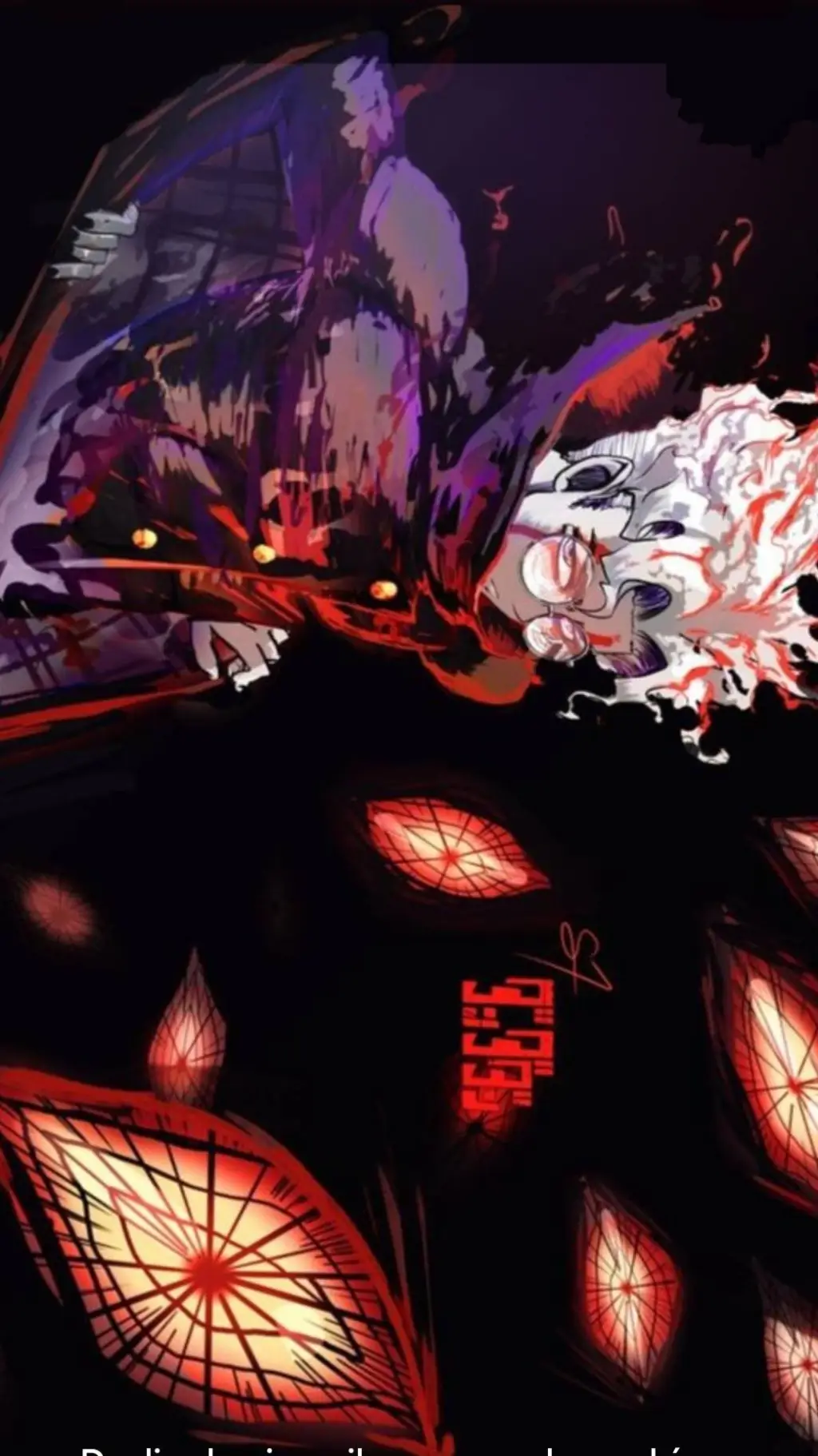 ai character: dandadan  background