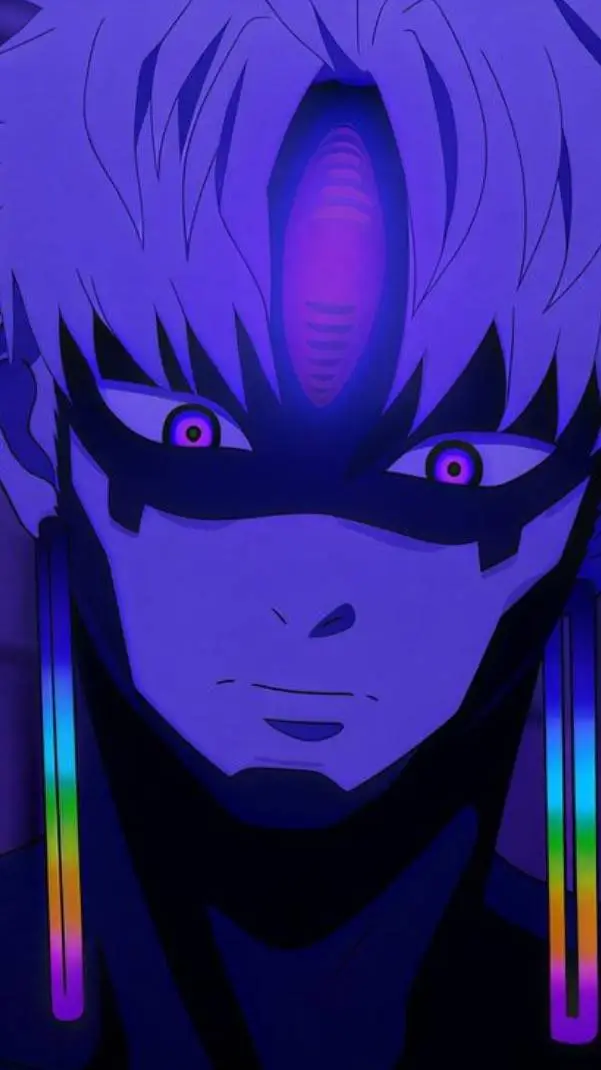 ai character: jiji/evil eye background