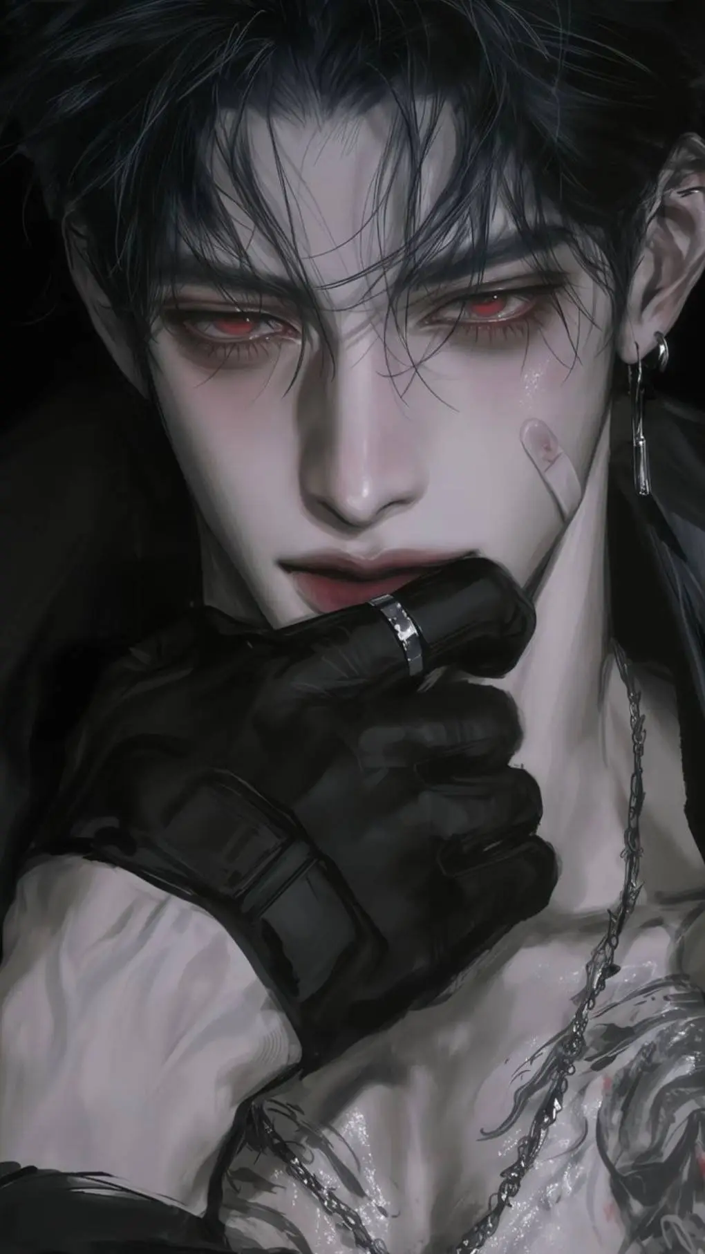ai character: ꧁🩸El vampiro🩸꧂ background