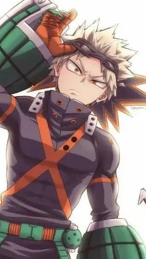 ai character: bakugo katsuki  background