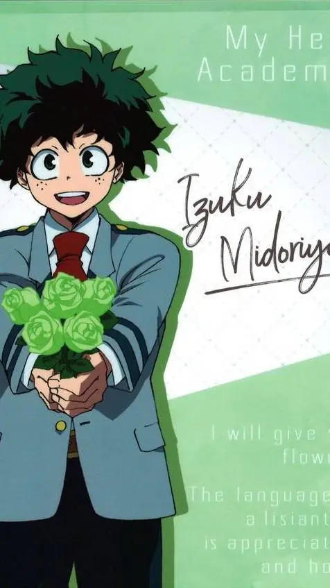 ai character: Izuku Midorya  background