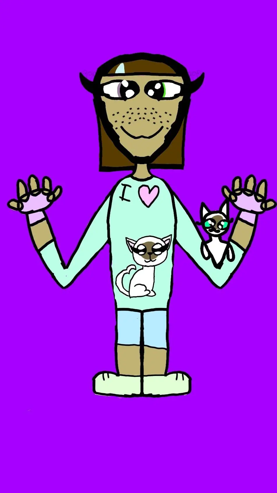 ai character: Mialovecat69  background