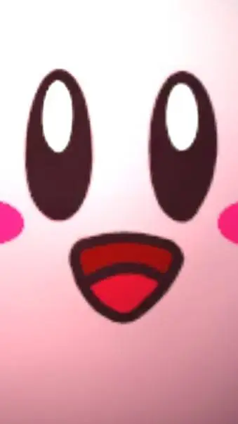 ai character: Kirby. background