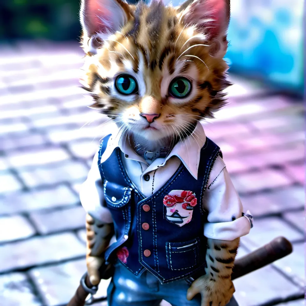chat with ai character: Bad Kitten