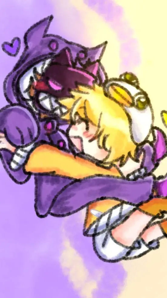 ai character: yuyu💛💜 background