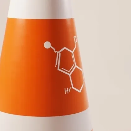 chat with ai character: Traffic cone