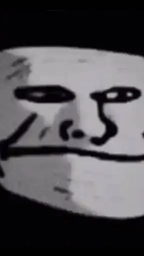 ai character: troll face  background