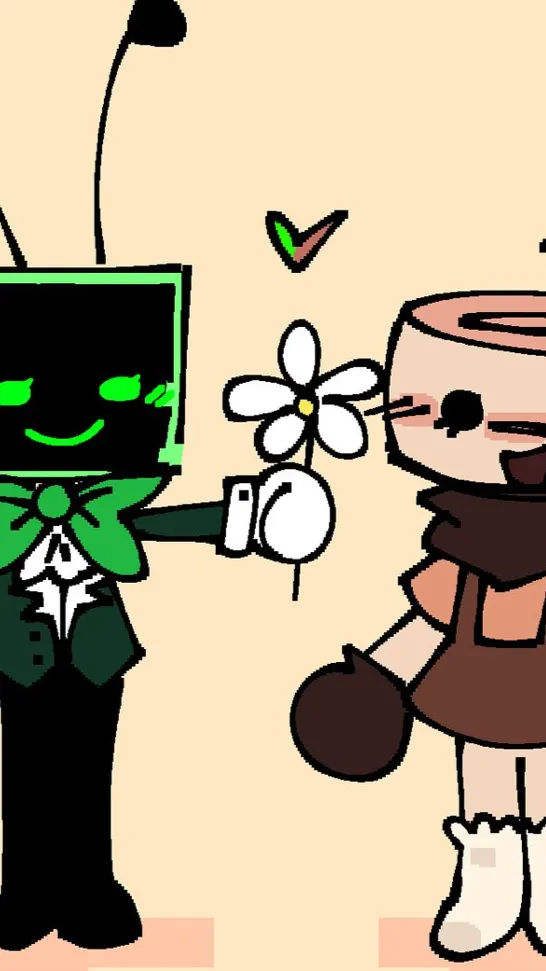 ai character: Dw sad  background