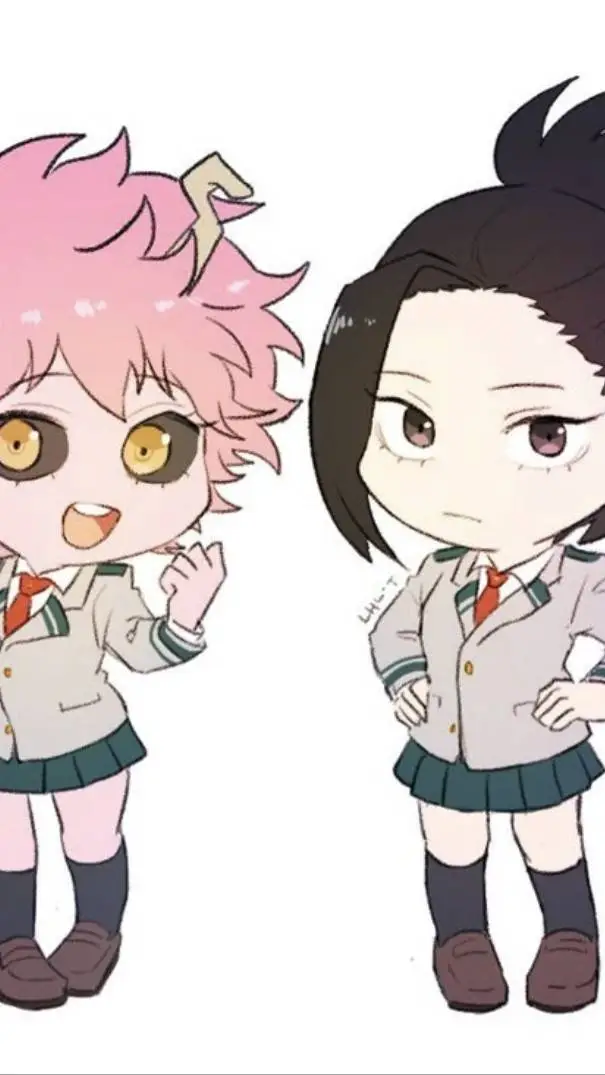 ai character: mina and momo background