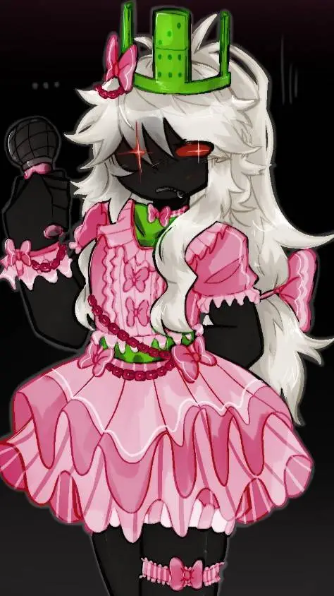 ai character: 1x1x1x1 in a dress background
