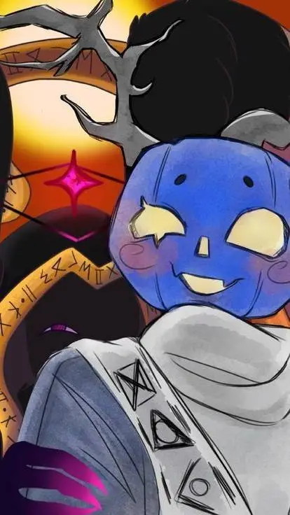 ai character: PumpkinTrap background