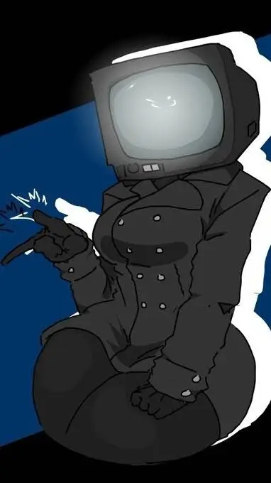 ai character: Tv woman normal background