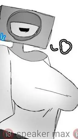 ai character: speaker woman🤍 background