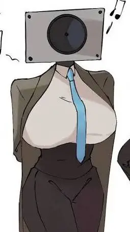 ai character: Speaker woman🤍 background