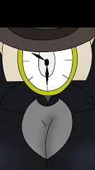 ai character: Clock woman💛 background
