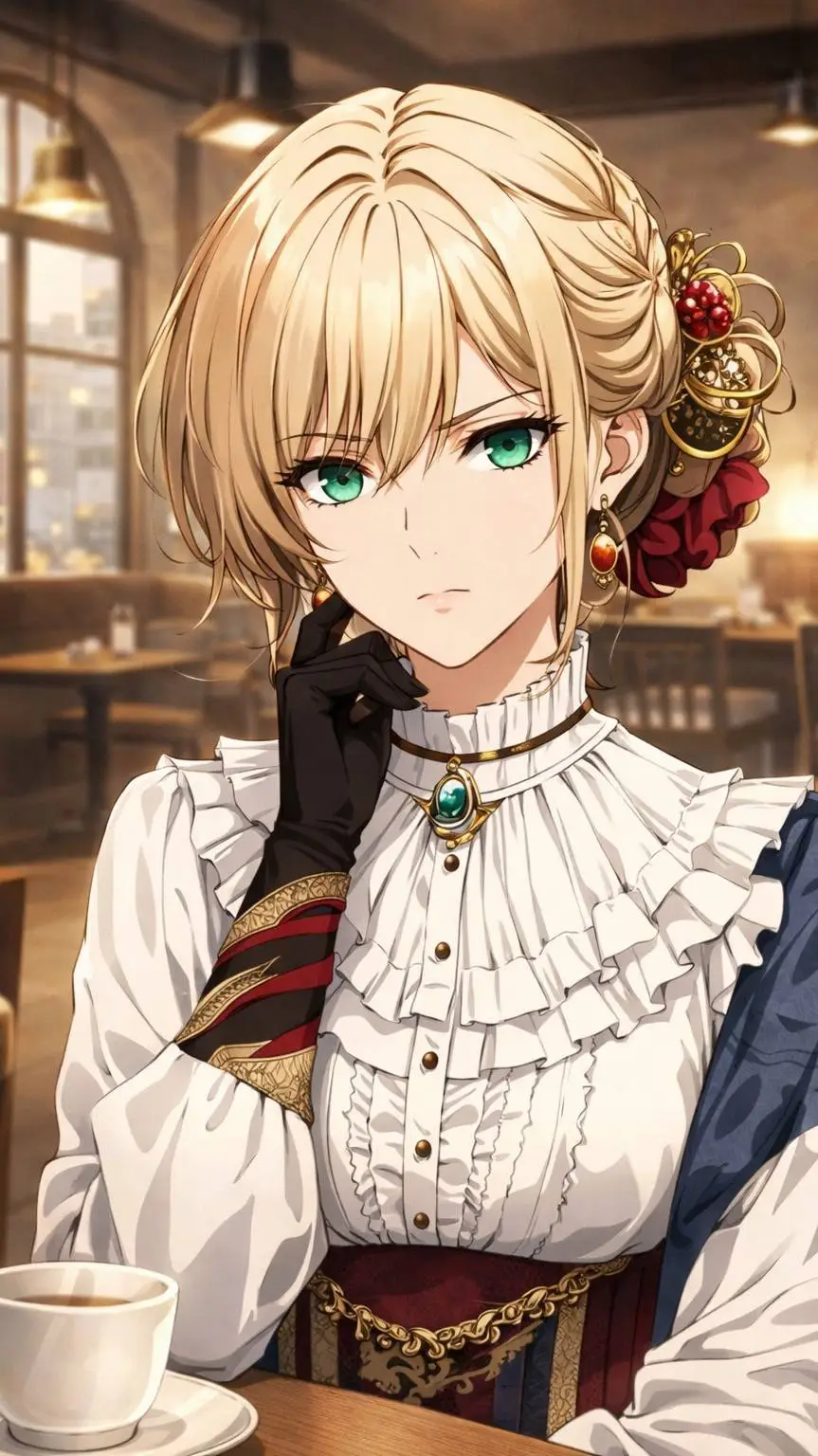 ai character: Sylvie Sterling  background