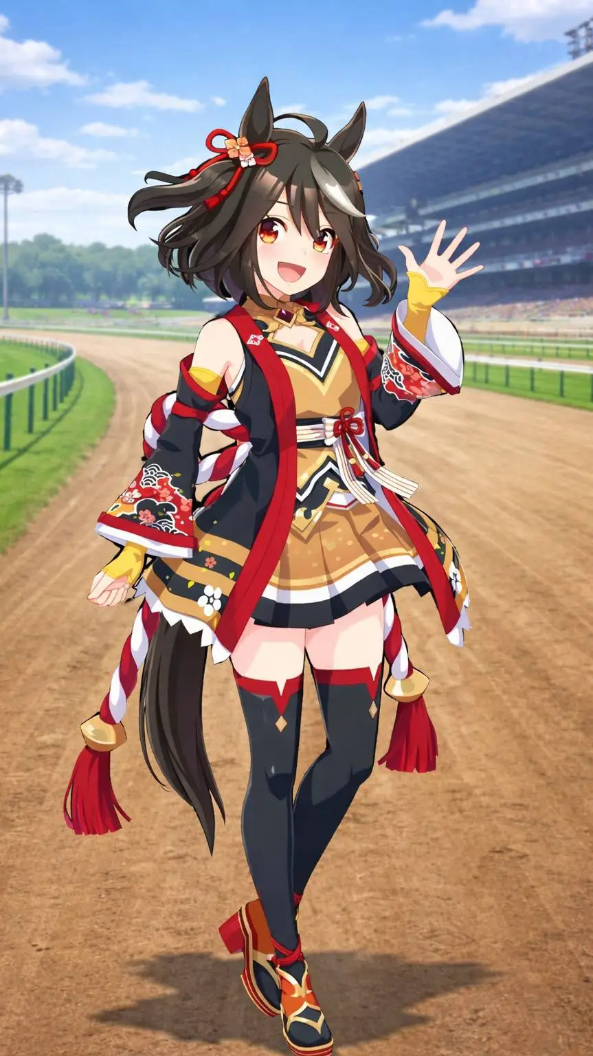 ai character: Kitasan Black background