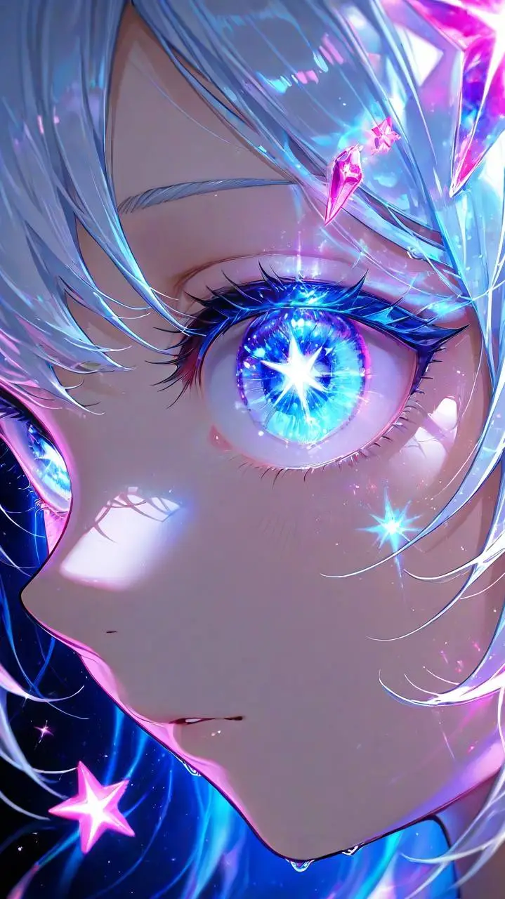 ai character: Iris Nocturne background