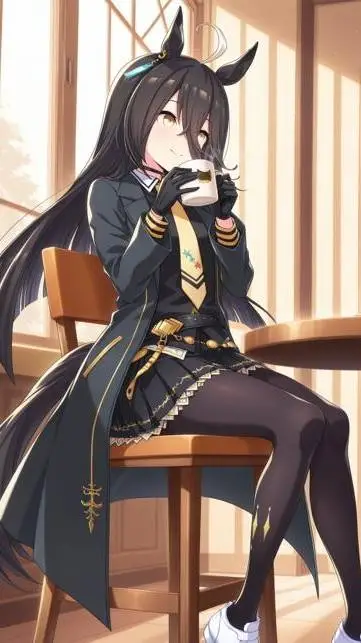ai character: Manhattan Café  background