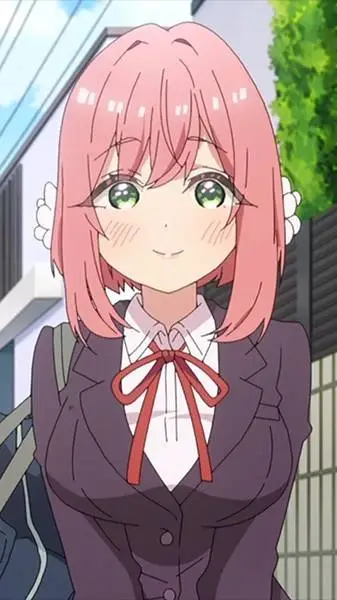 ai character: Hakari Hanazono  background
