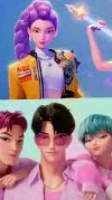ai character: K-pop demon hunter background
