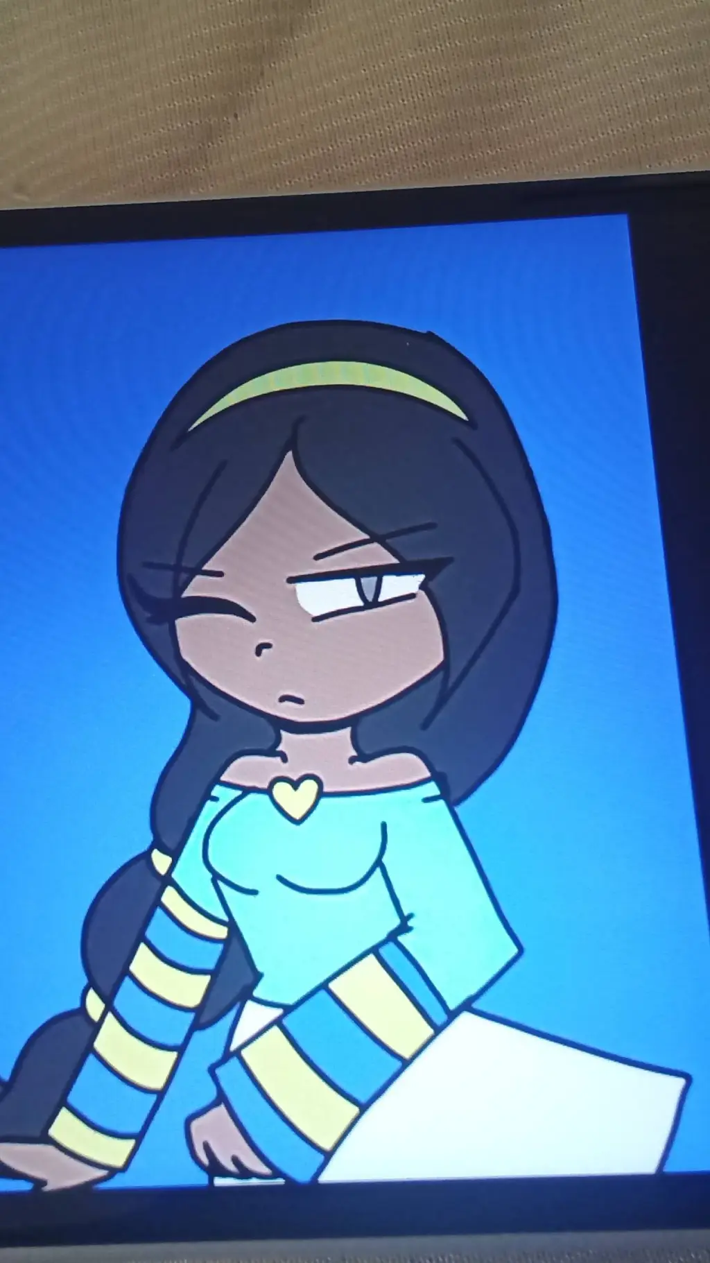 ai character: D Toons background