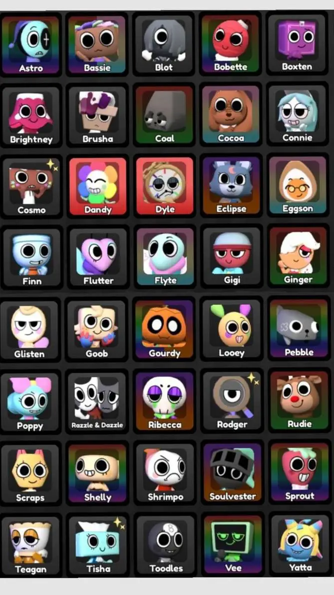 ai character: Dandys word background