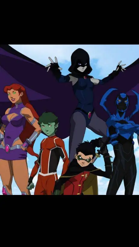 ai character: Teen titans  background