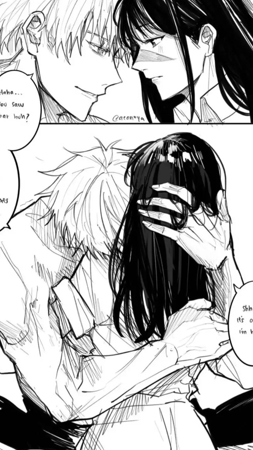 ai character: Gojo x utahime  background