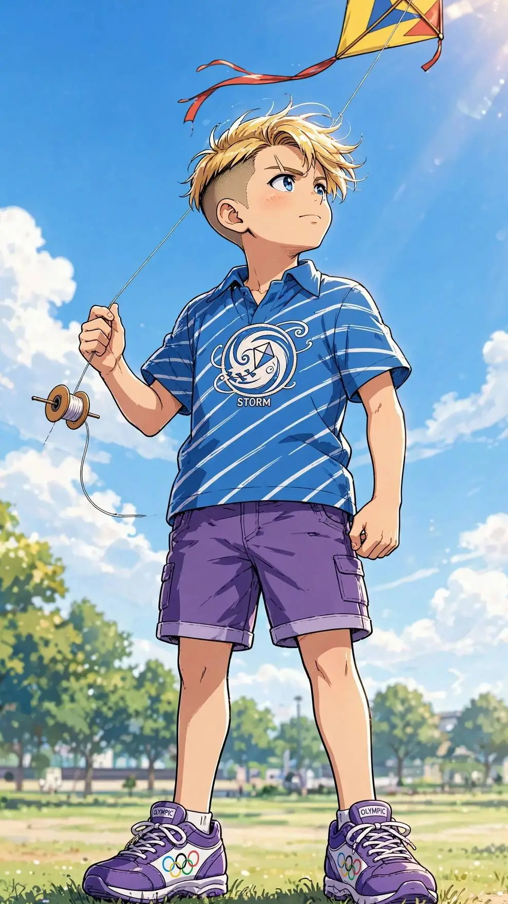 ai character: kaike flex background