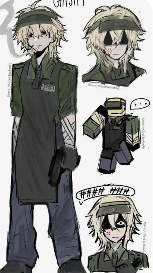 ai character: cashier🌱 background