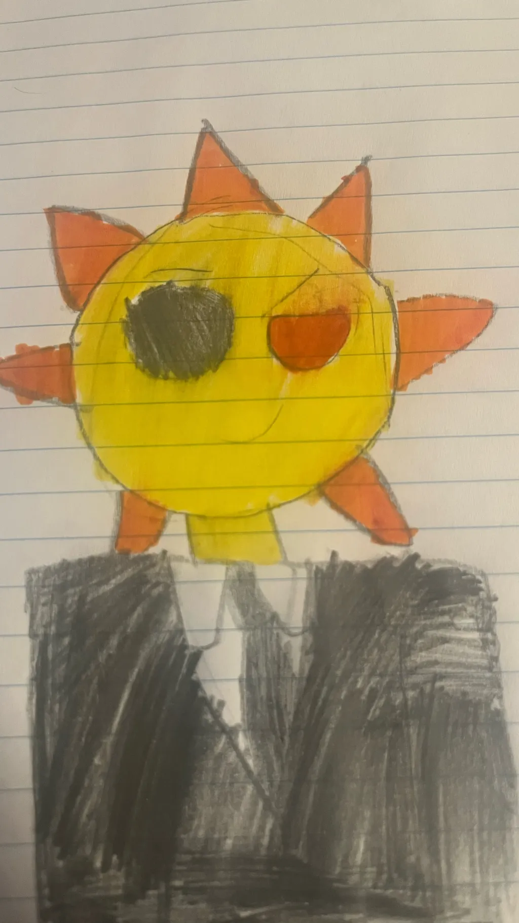 ai character: Mr sun Exe killer background