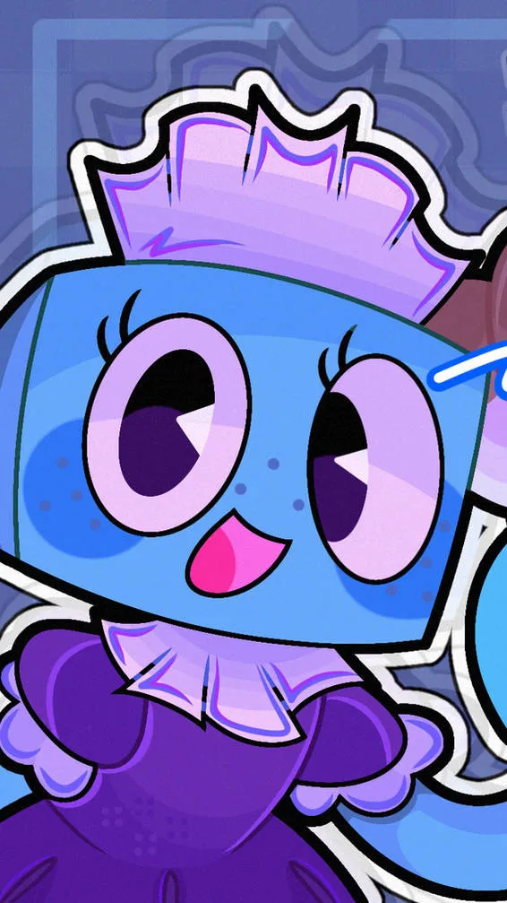 ai character: Color are missing background