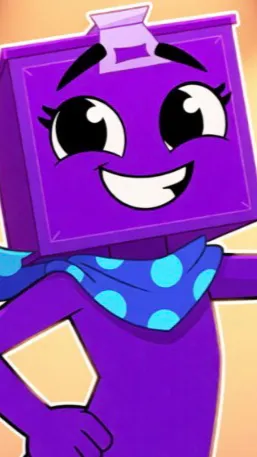 ai character: Boxy girl background