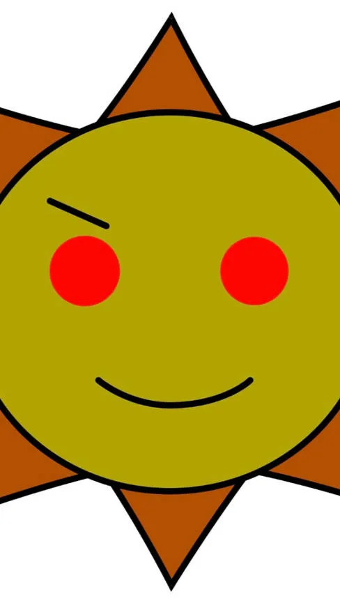 ai character: Mr sun Exe background