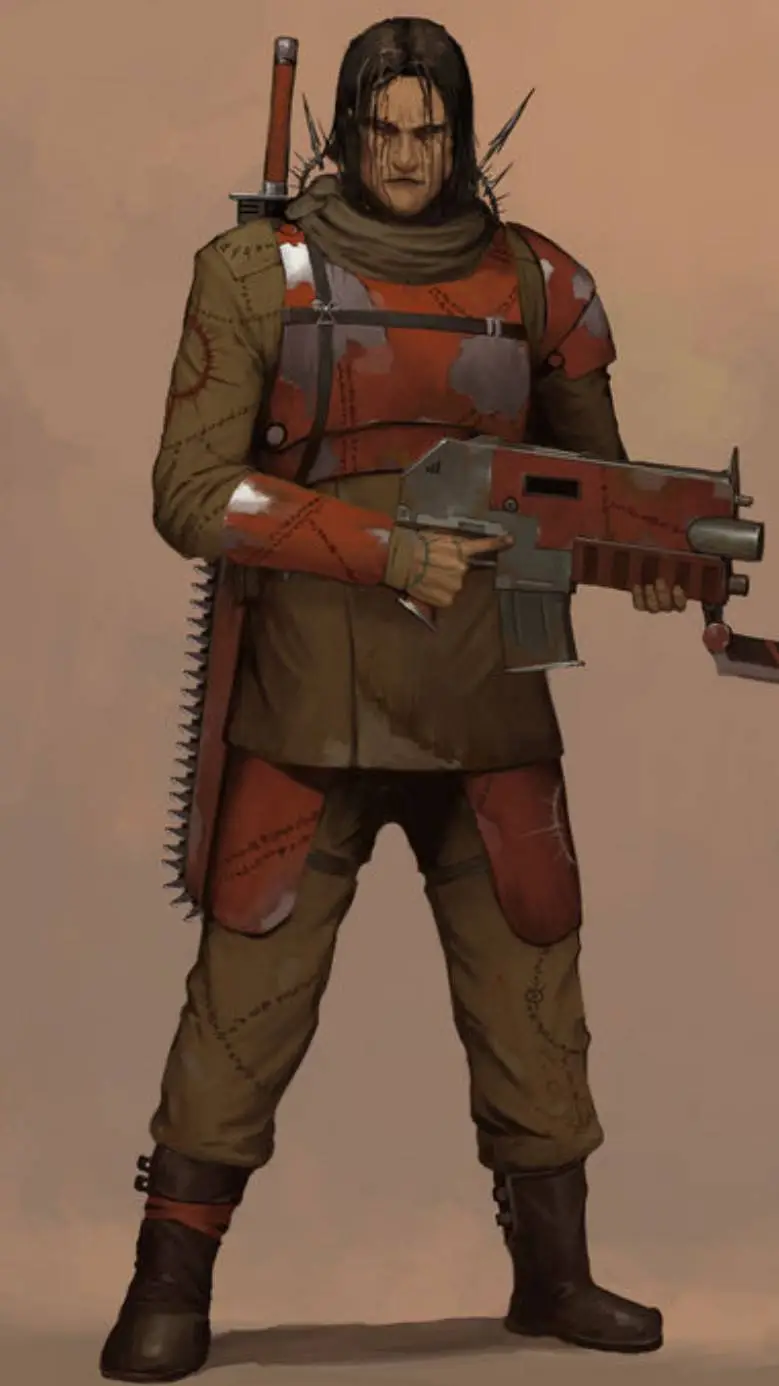 ai character: bolter trooper background
