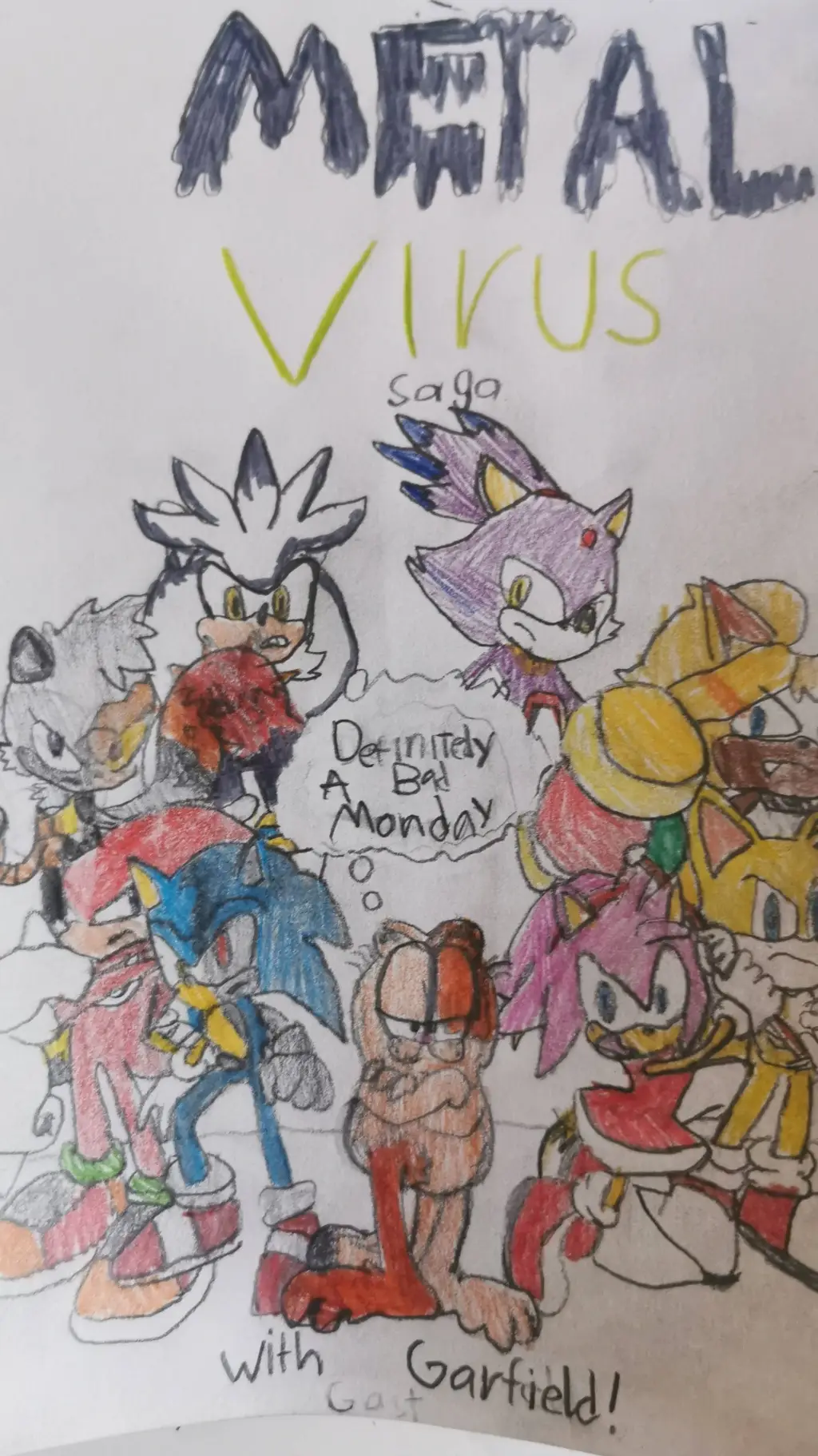 ai character: Sonic metal virus  background