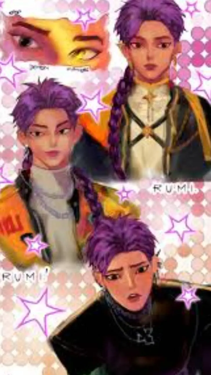 ai character: K-POP DEMON HUNTER background