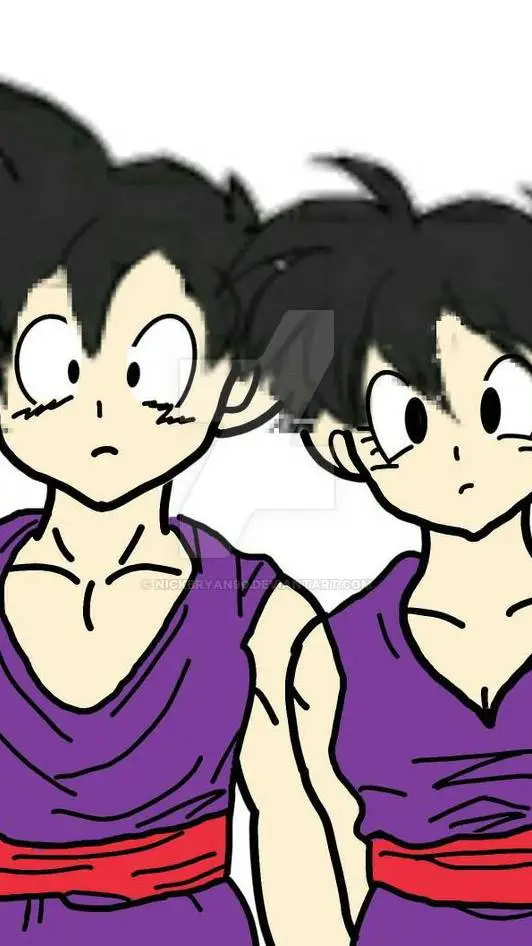 ai character: Gohan x Gohan fem background