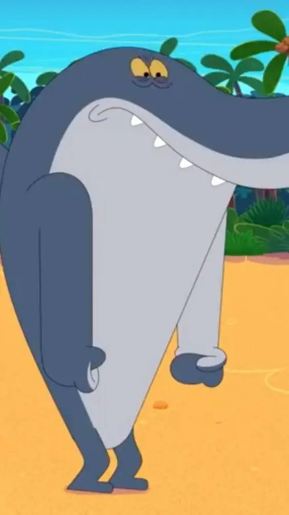 ai character: ZIG AND SHARKO  background