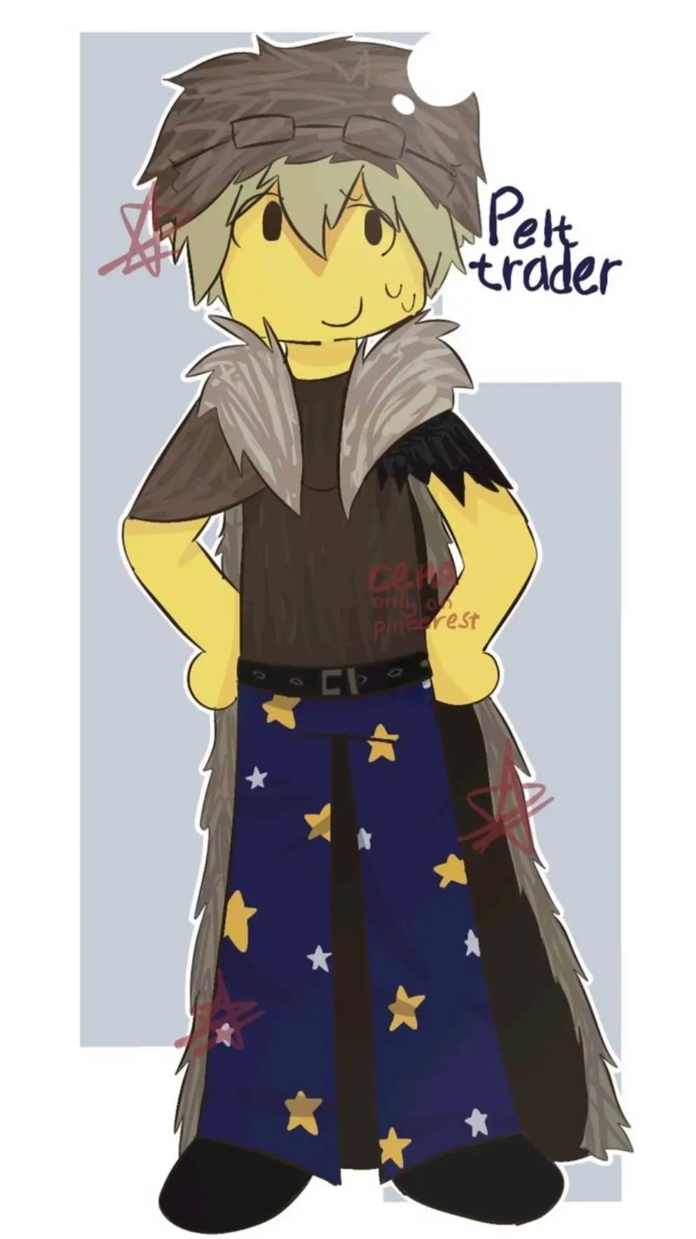 ai character: Pelt trader  background